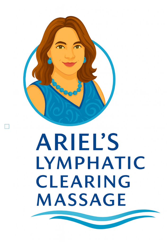 Ariel Hubbard's Lymphatic Clearing Massage Logo. www.arielhubbard.com